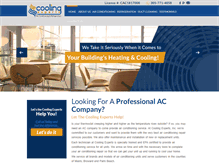 Tablet Screenshot of coolingxperts.com